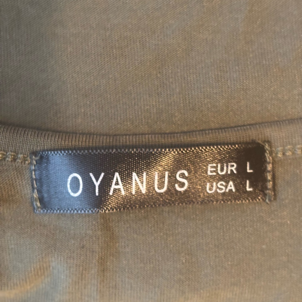 Women's Oyanus Hunter Forest Green Strappy Yoga Cropped Tank Size Large - Picture 5 of 5